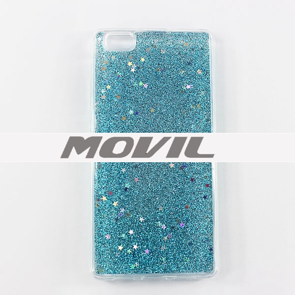 NP-2484 Epoxy Brillo Bling Auave TPU Funda para Apple iPhone 6-9